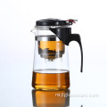 Aparat de ceai Gongfu din sticlă Press Art Cup ceainic